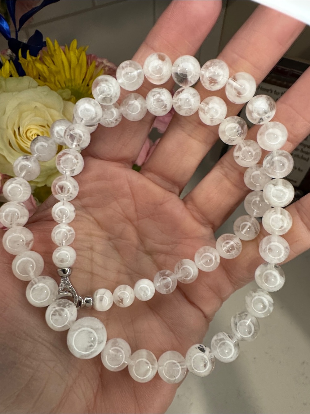 HQ Snowflake Garden Necklace: N2039 - Picture 5 of 7
